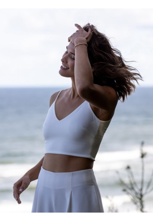 Novias Esmeralda Top Avorio ()