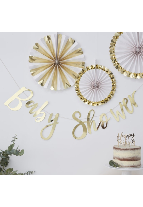 Golden Baby Shower Guirnalda Decorazione ()