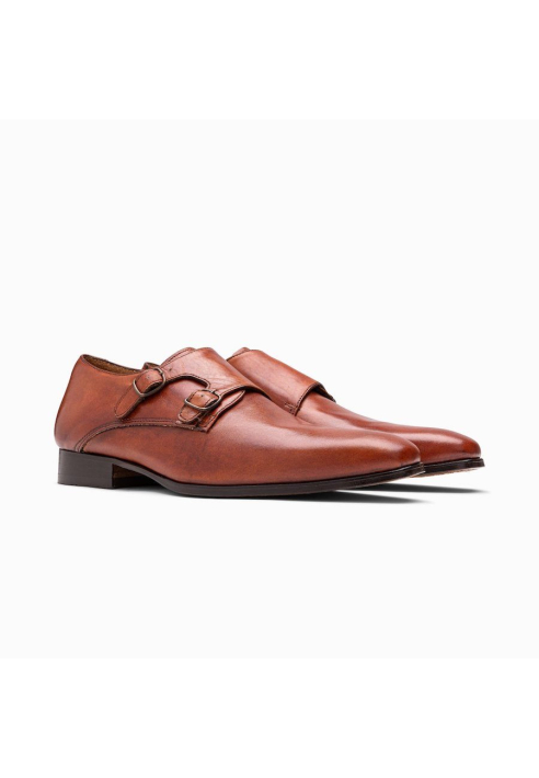 Paulo Bellini Ugento Scarpe Sposo Pelle Cognac