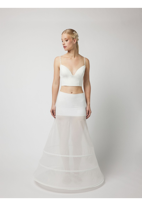 Poirier PC3-270J Sottogonna A-Line Basico 270 cm Avorio ()