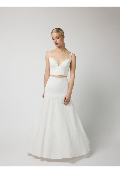 Poirier PC45-270J Sottogonna A-Line 270 cm Avorio ()