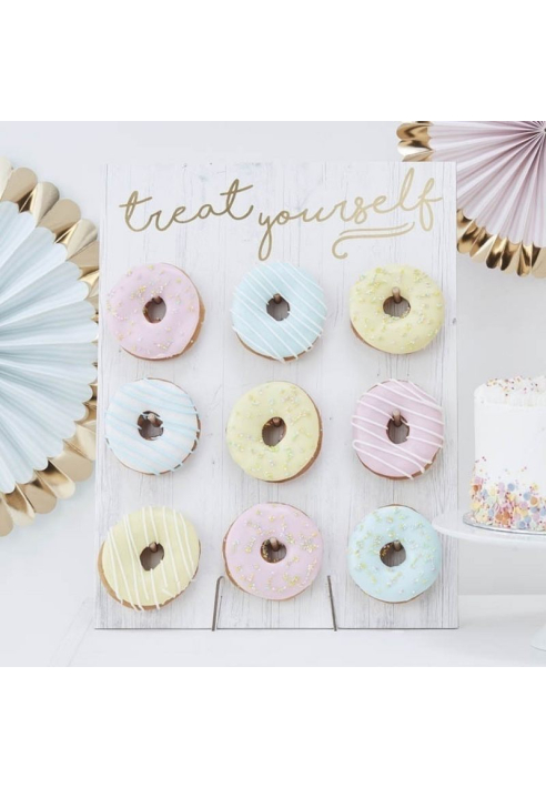 Ginger Ray PM-375 Pick & Mix - Parete di Donuts | Decorazione Matrimonio ()