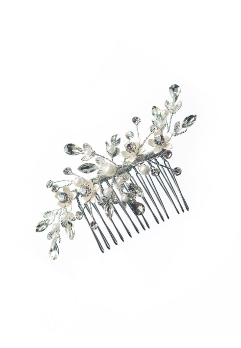 Poirier BB-438 Silver - Accessorio per i Capelli Argento