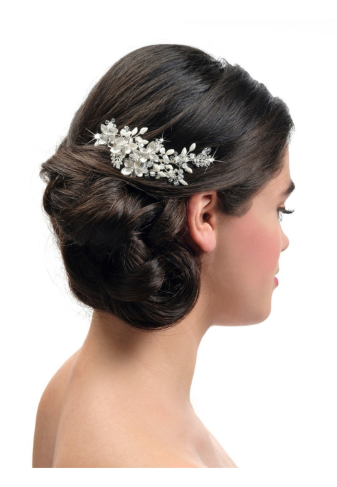 Poirier BB-432 Hair Comb Argento ()