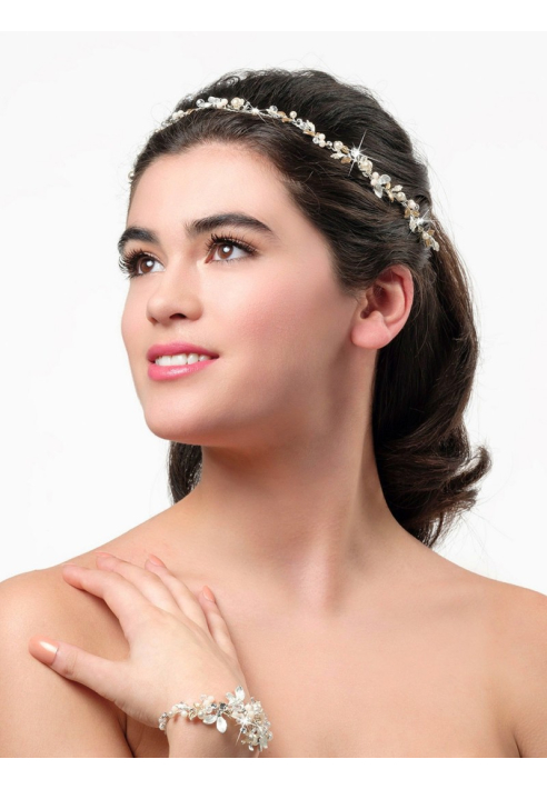 Poirier BB-8581 Silver- Ornamento per capelli Argento/Dorato