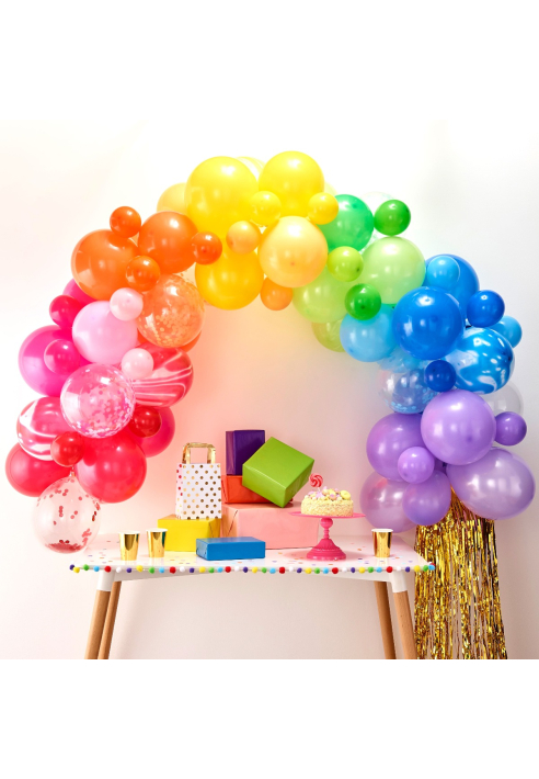 Ginger Ray BA-304 Balloon Arch | Arco di palloncini arcobaleno