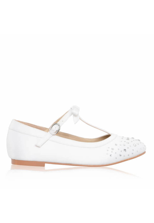 The Perfect Bridal Company Scarpe da comunione bianche Ruthie ()