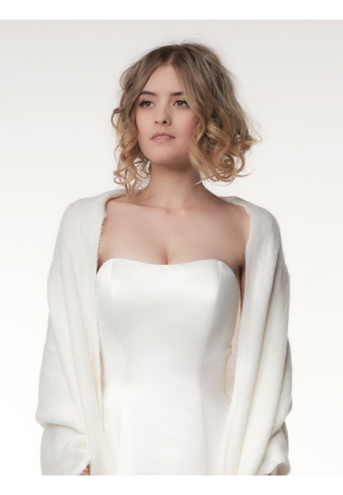 Poirier S174 Stola da Sposa Avorio ()