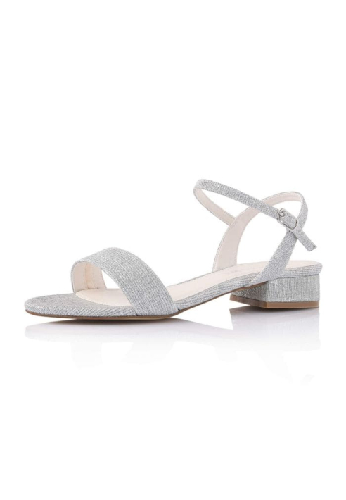 Rainbow Club Salli Argento Metallizzato Scarpe da Sposa ()