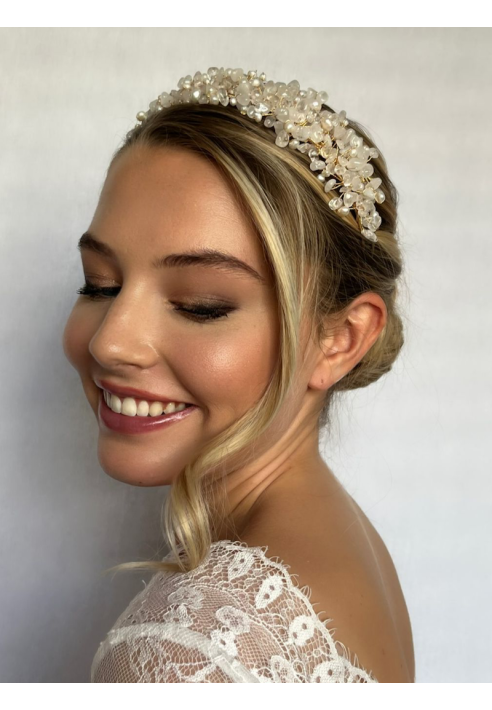 Sally Jane Bridal Selena Tiara Dorato ()