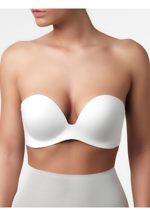 **Poirier STA-02 Ivory - Reggiseno avorio autoadesivo aperto sulla schiena ()