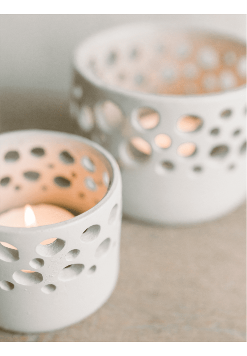 Leeff 18261 Timor L Portacandele Naturale ()