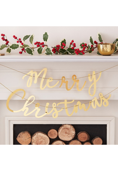 Ginger Ray TRAD-311 Tradicional Touches | Decorazione Ghirlanda di Buon Natale