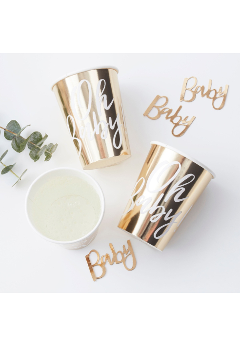 Ginger Ray OB-102 Oh Baby | Bicchieri