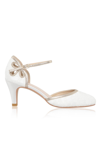 The Perfect Bridal Company Nina Gold Wedding Shoes ()