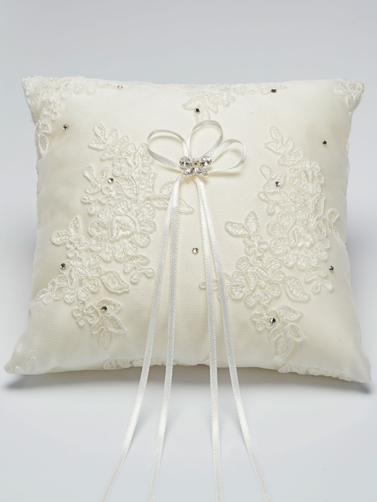 Bianco Evento K2 Cuscino ad anello con cristalli Swarovski main product photo