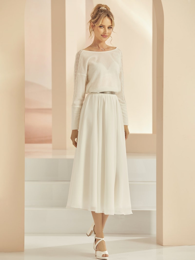 Gonna Bianco Evento Silva main product photo