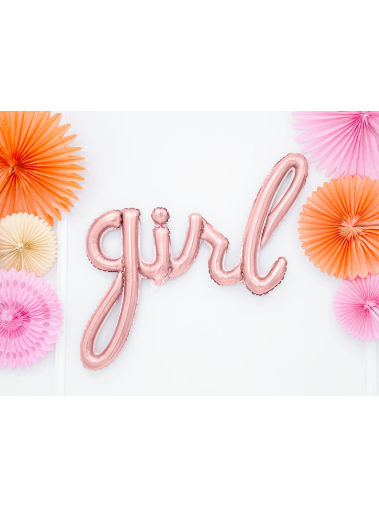 Party Deko FB43M-019R- Folienballon Chica Oro Rosa 77cm main product photo