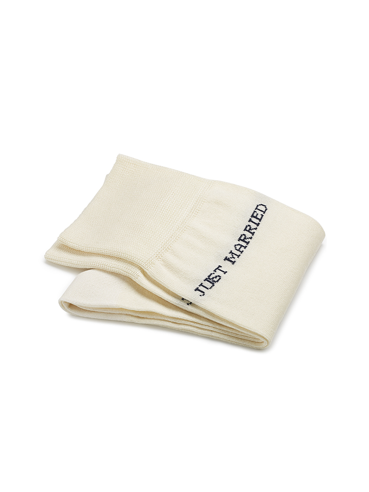 Carlo Lanza Just Married Calzini in cotone color avorio main product photo