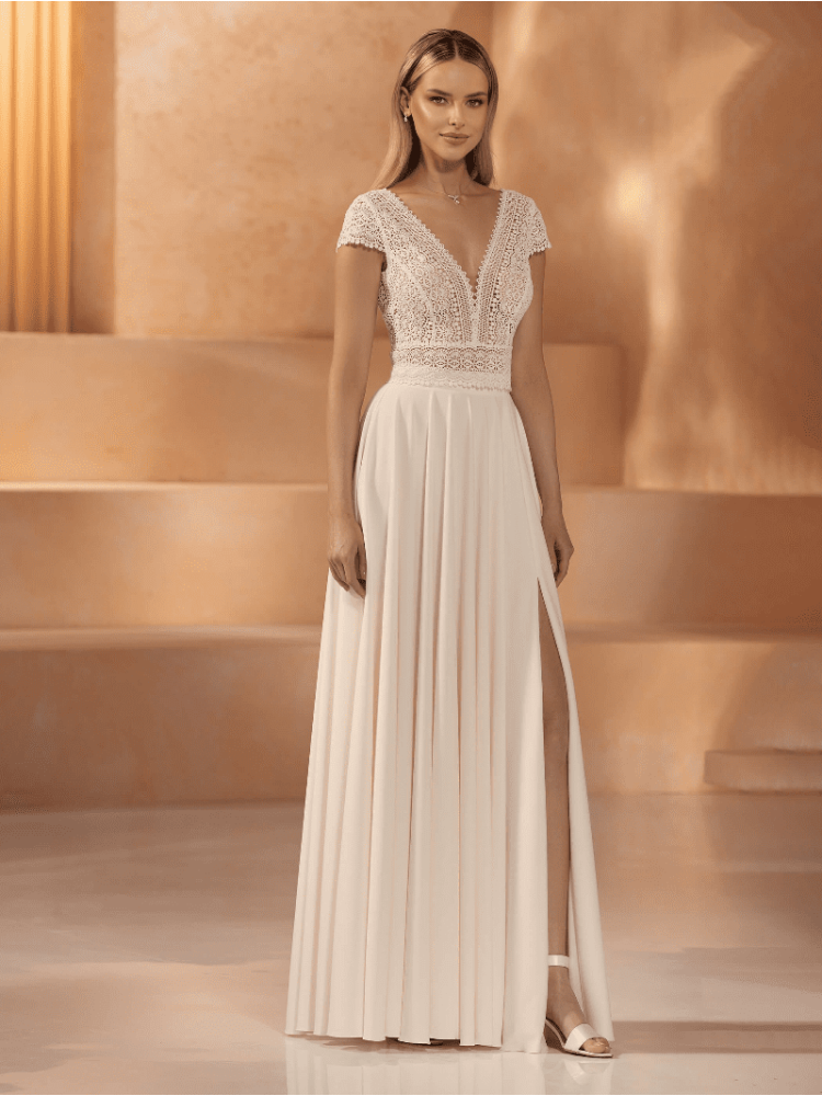 Gonna Bianco Evento Romana main product photo