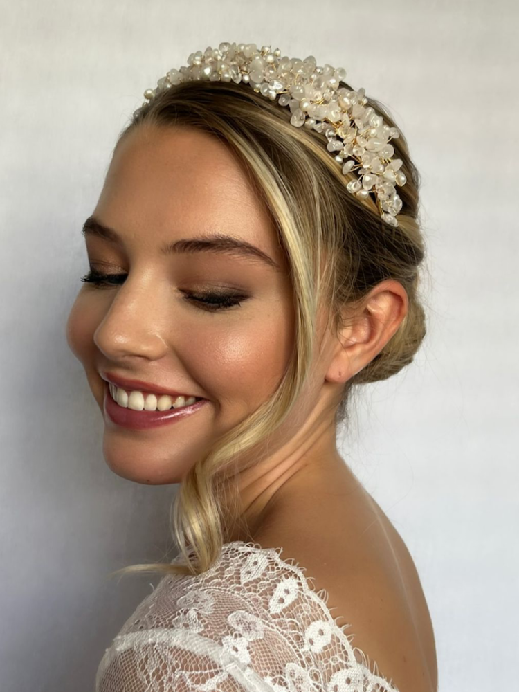 Sally Jane Bridal Selena Tiara Dorato main product photo