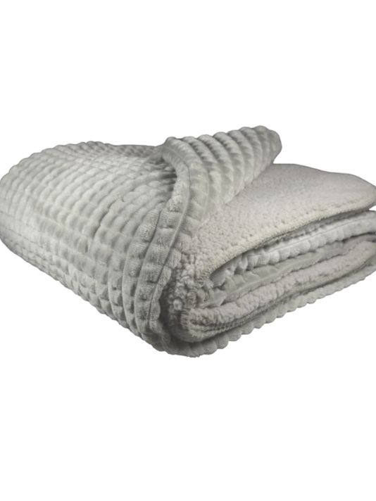 Leeff 18456 Plaid Puk Light Grey main product photo