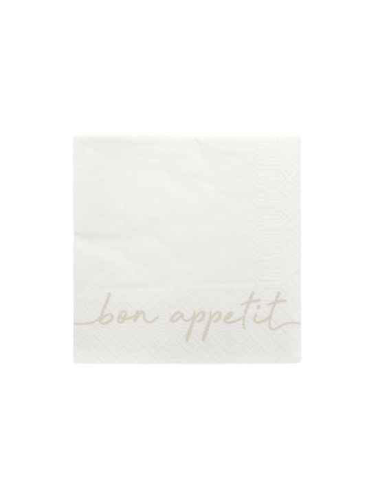 Leeff 18763 Tovaglioli - Bon appetit Bianco main product photo