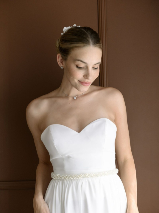G.Westerleigh WS-J242 Cintura da sposa avorio main product photo